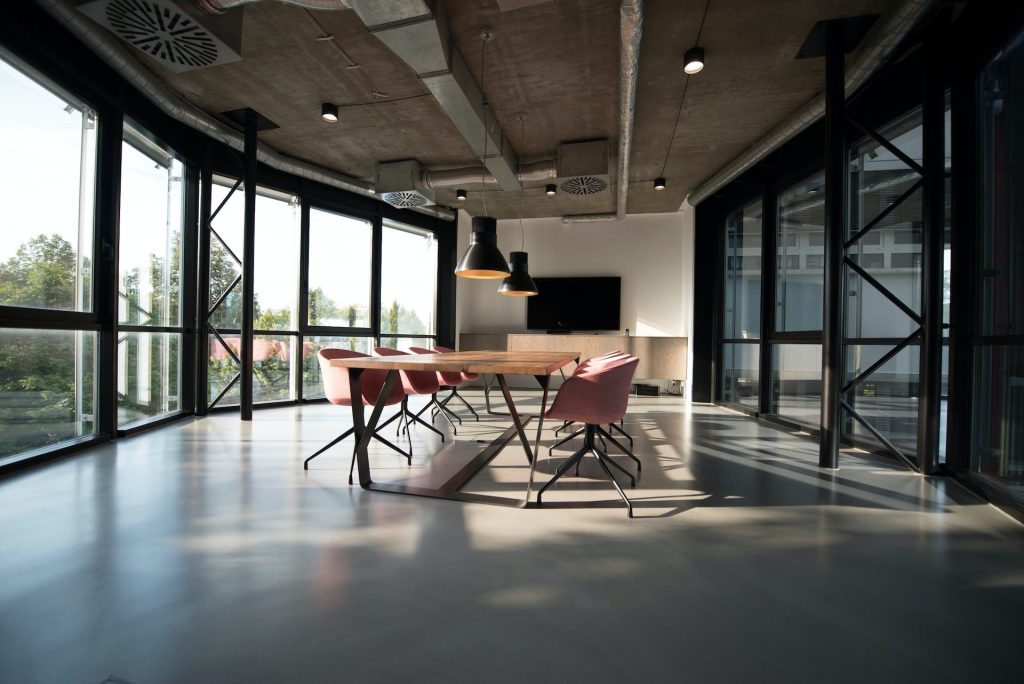 Biophilic coworking space