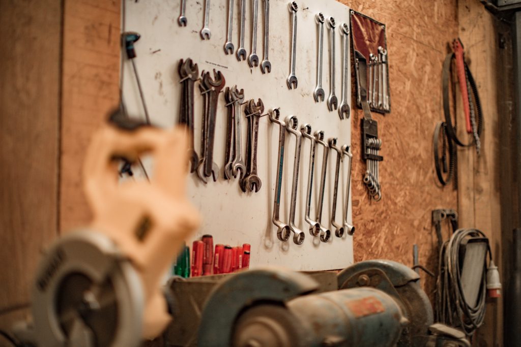 Garage tool storage