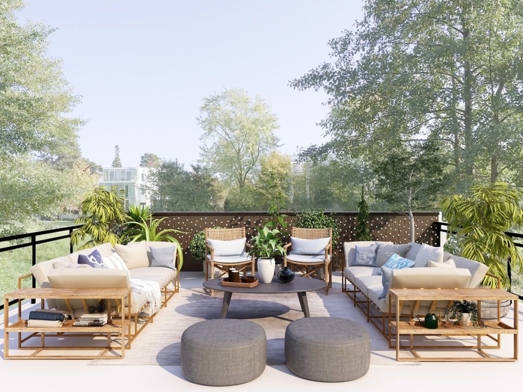 Grandin Road patio and outdoor decor