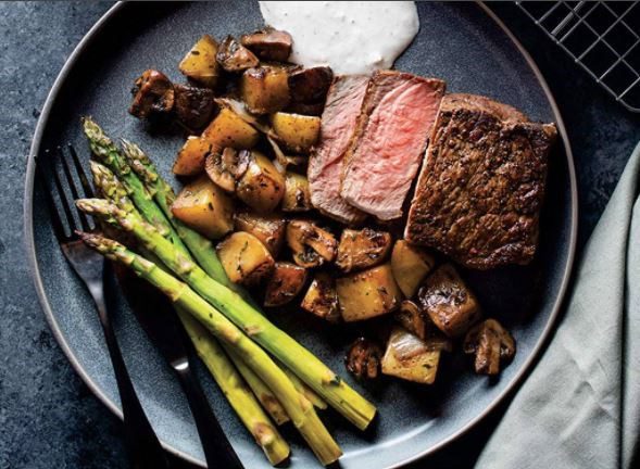 One-Pan Steak and Mushrooms