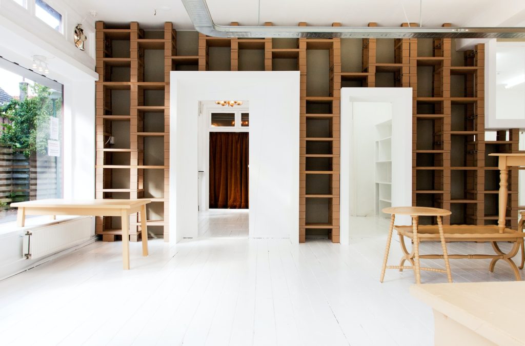 Furniture and shelving for home library