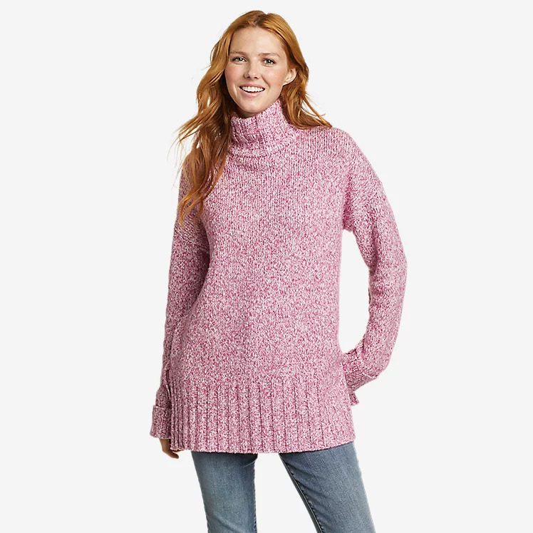 Rest & Repeat Funnel-Neck Sweater